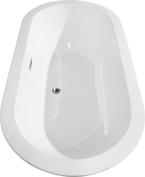 whirlpool jacuzzi tub Wyndham Freestanding Bathtub White
