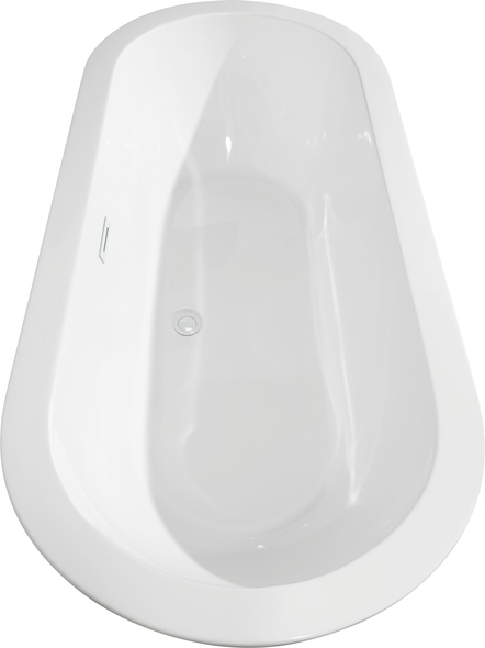 oval stand alone tubs Wyndham Freestanding Bathtub