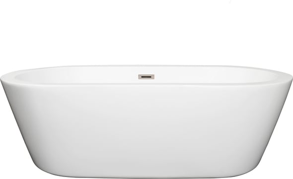 bathtub bath mat Wyndham Freestanding Bathtub White