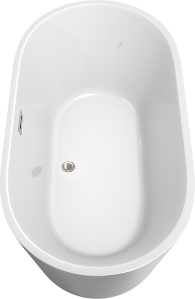 clear bath tubs Wyndham Freestanding Bathtub White