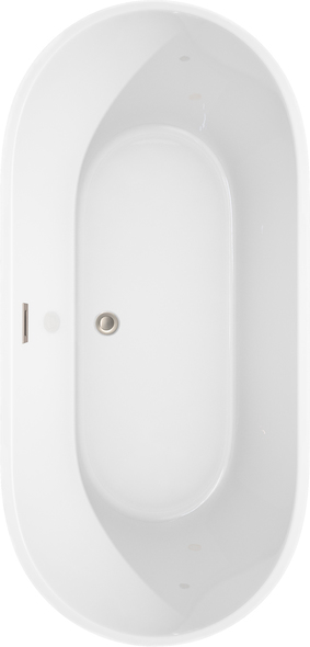 shower over freestanding bath ideas Wyndham Freestanding Bathtub White