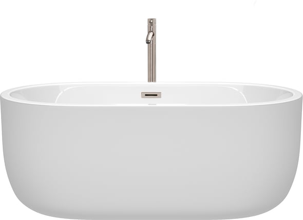 bathtub jacuzzi with shower Wyndham Freestanding Bathtub White