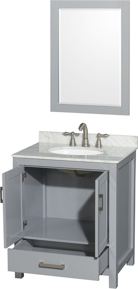 72 inch countertop Wyndham Vanity Set Gray Modern