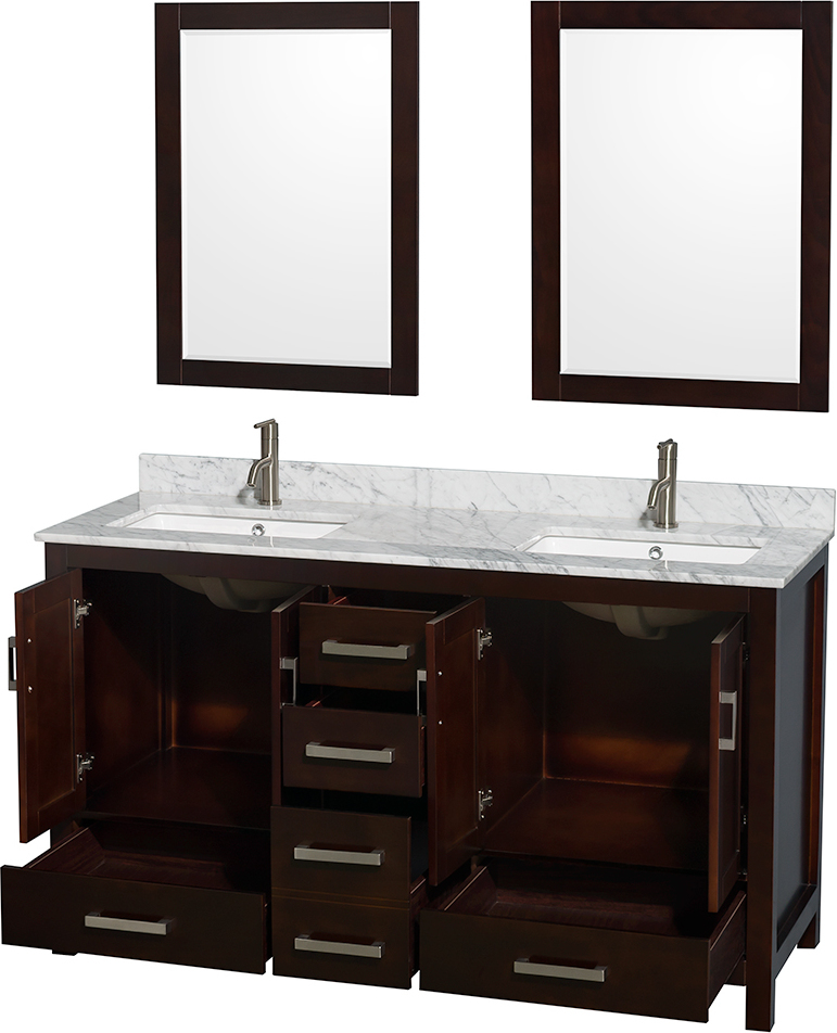 floating vanity cabinet only Wyndham Vanity Set Espresso Modern
