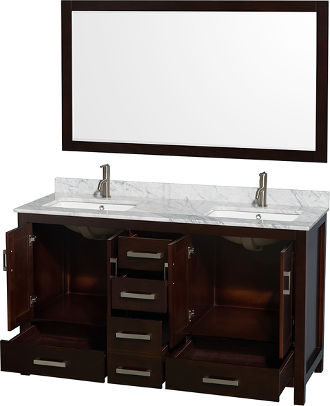 vanity unit with countertop basin Wyndham Vanity Set Espresso Modern