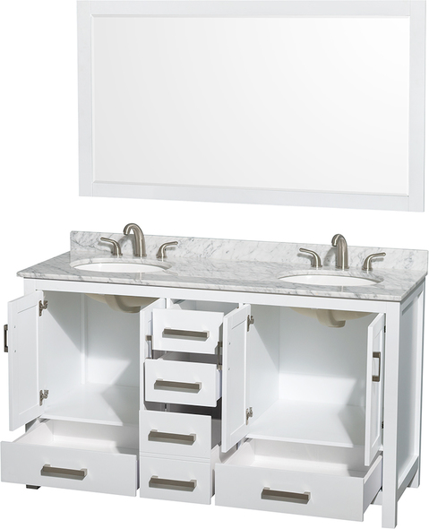 custom made vanity units Wyndham Vanity Set White Modern