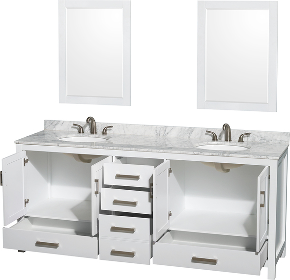 small bathroom cabinet ideas Wyndham Vanity Set White Modern