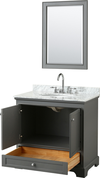small corner sink unit Wyndham Vanity Set Dark Gray Modern
