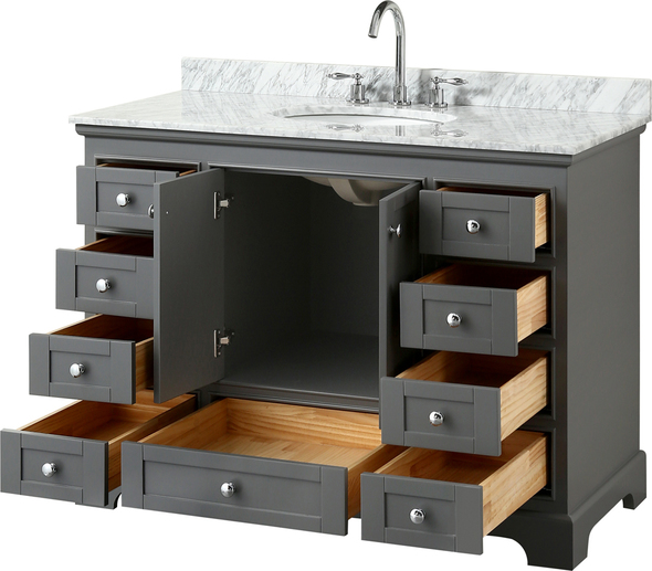 vanity units with sinks Wyndham Vanity Set Dark Gray Modern