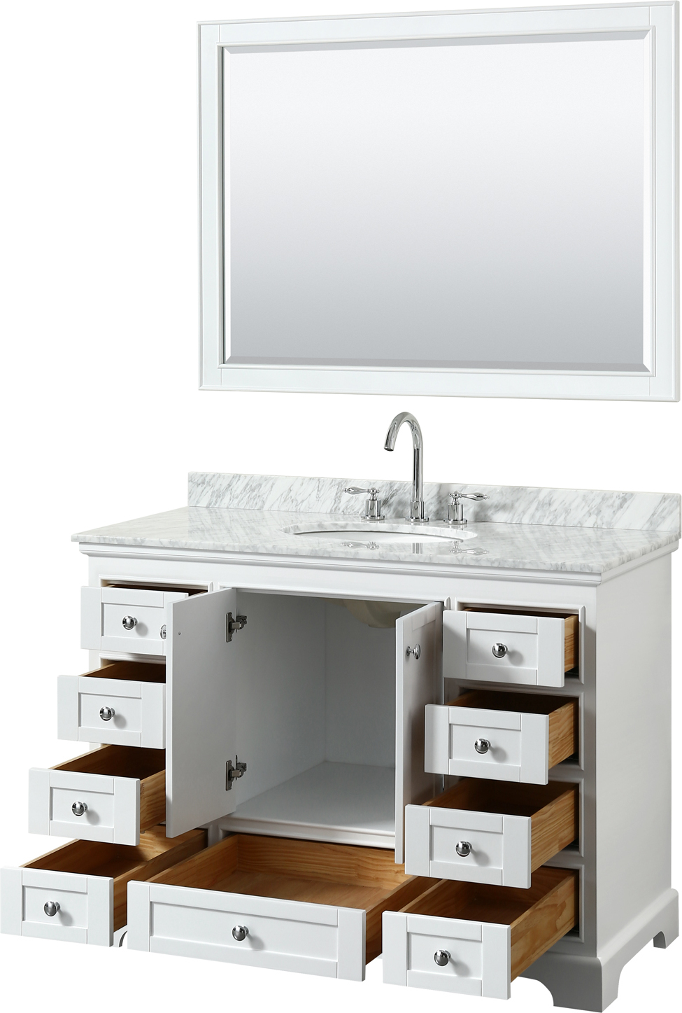 vanity design bathroom Wyndham Vanity Set White Modern