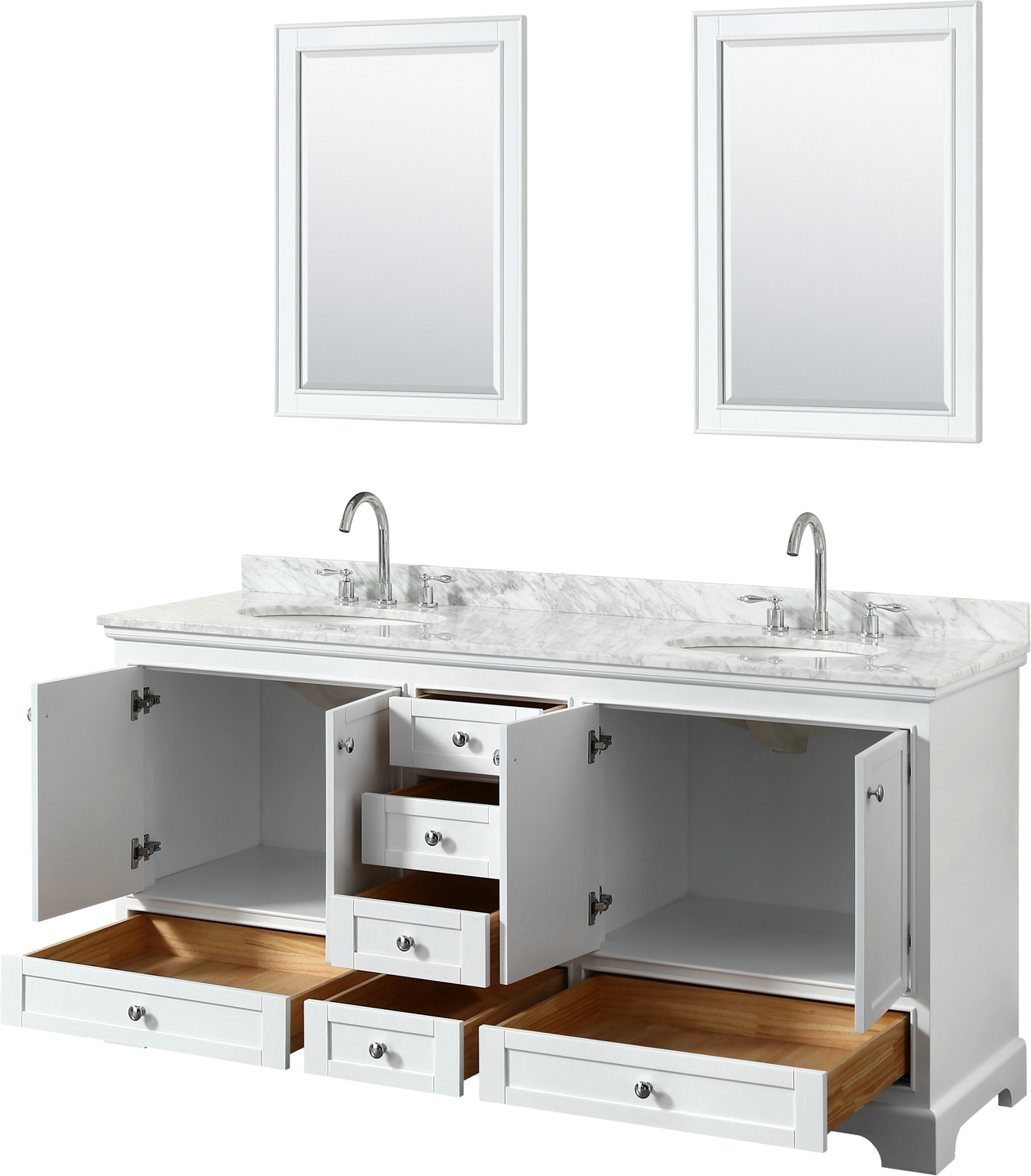 small bathroom vanity units Wyndham Vanity Set White Modern