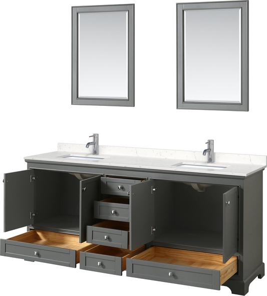 two vanity bathroom ideas Wyndham Vanity Set Dark Gray Modern