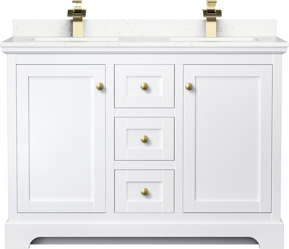 vanity and storage cabinet set Wyndham Vanity Set White Modern