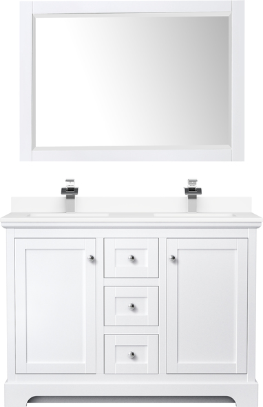 lowes bathroom vanity and sink Wyndham Vanity Set White Modern