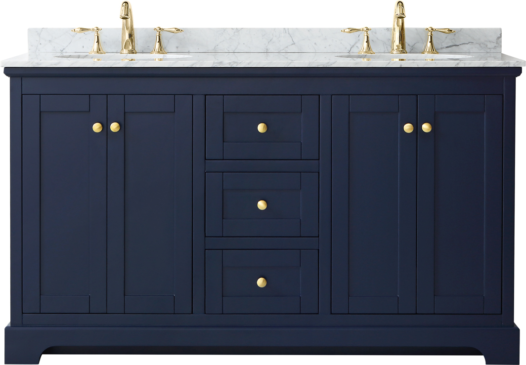home hardware bathroom cabinets Wyndham Vanity Set Dark Blue Modern