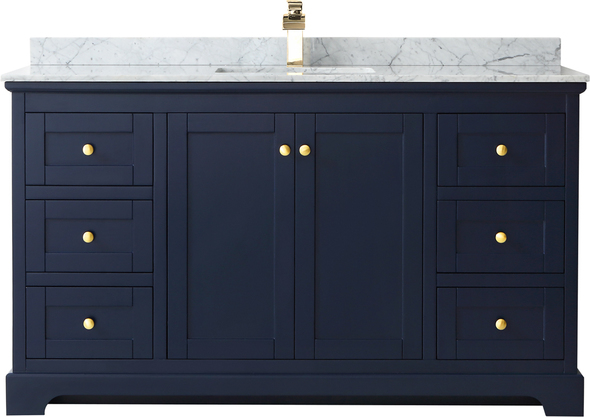 bathroom cabinet set Wyndham Vanity Set Dark Blue Modern