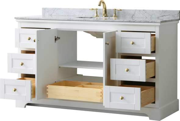home hardware vanities with tops Wyndham Vanity Set White Modern