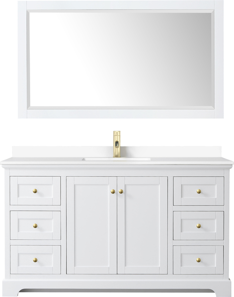 beige bathroom vanity Wyndham Vanity Set White Modern