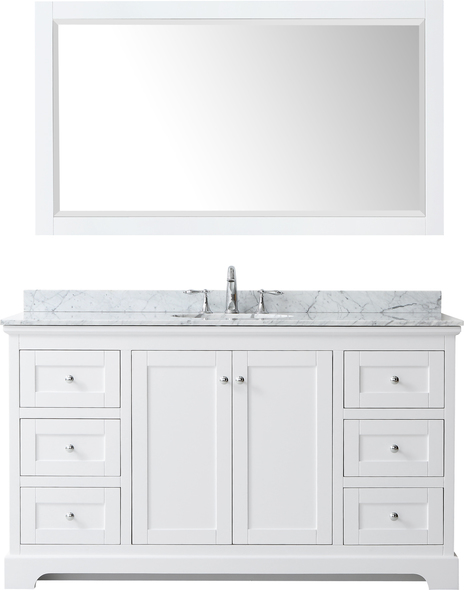 60 inch floating bathroom vanity Wyndham Vanity Set White Modern