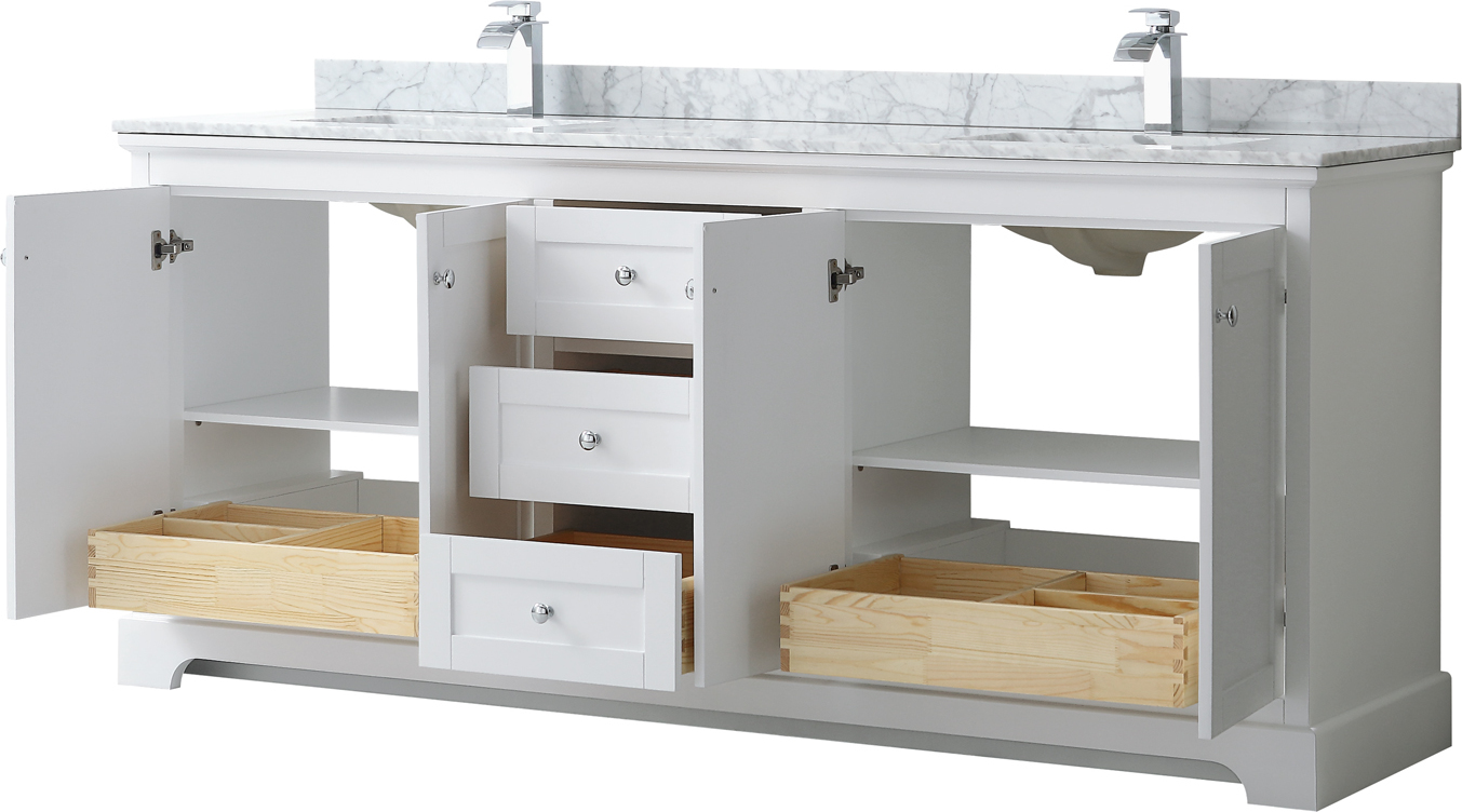 cost of bathroom cabinets Wyndham Vanity Set White Modern
