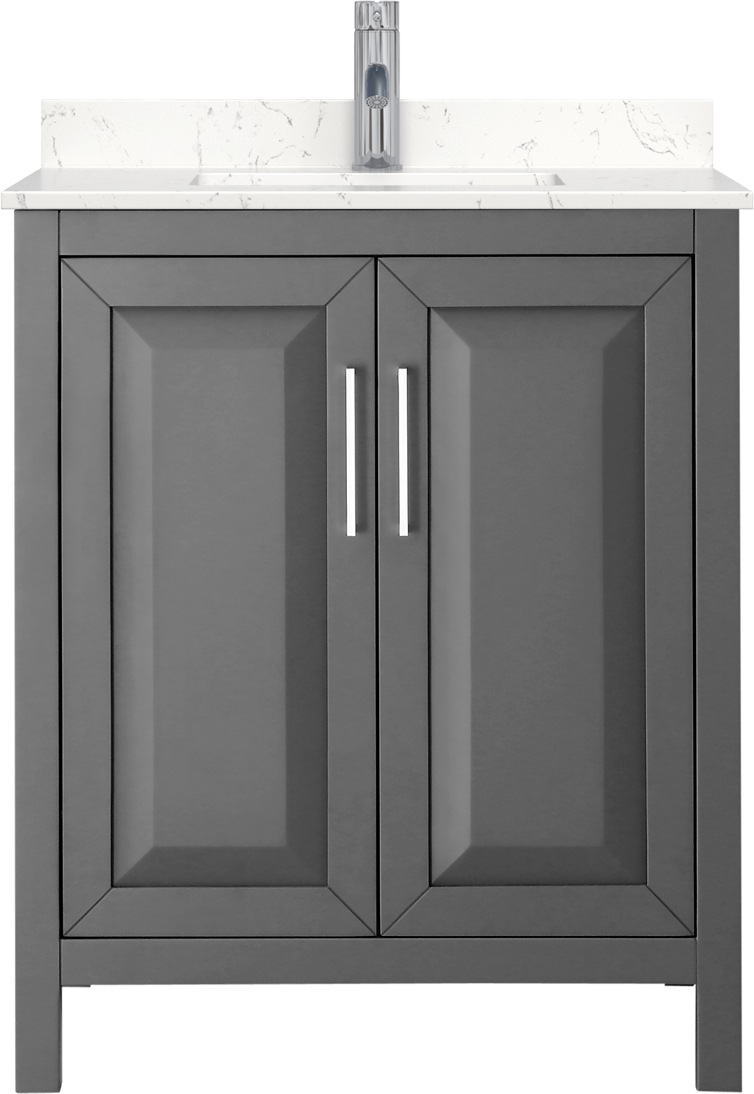 affordable bathroom cabinets Wyndham Vanity Set Dark Gray Modern
