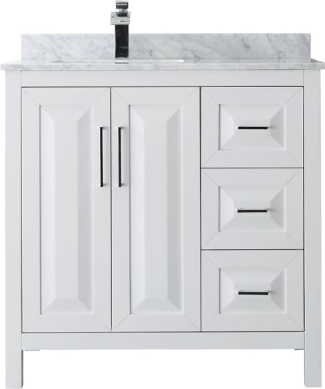 best place to buy bathroom cabinets Wyndham Vanity Set White Modern
