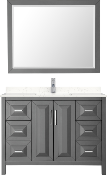 bathroom cabinet around sink Wyndham Vanity Set Dark Gray Modern