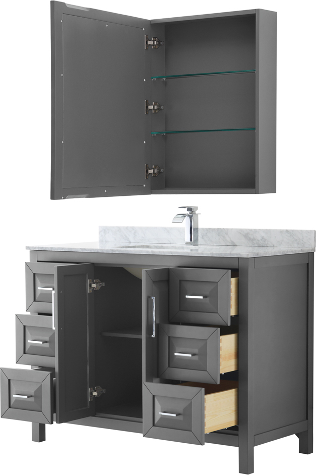 country bathroom cabinets Wyndham Vanity Set Dark Gray Modern