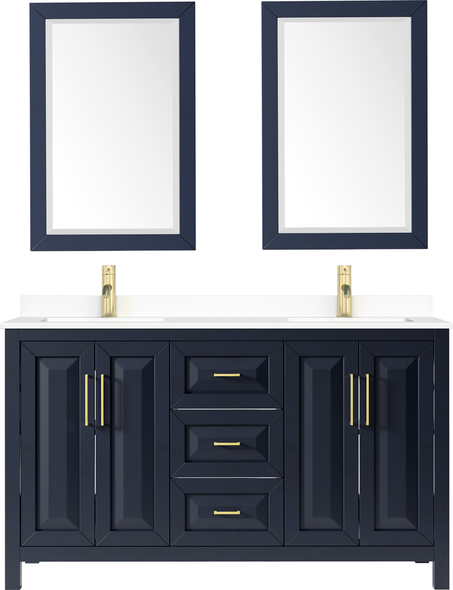 small bathroom vanity without sink Wyndham Vanity Set Dark Blue Modern