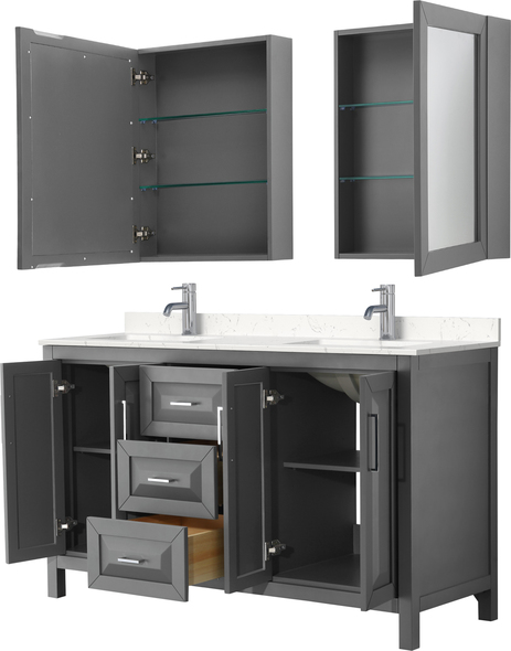 bathroom vanity unit with sink and toilet Wyndham Vanity Set Dark Gray Modern