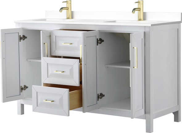 black bathroom cabinets ideas Wyndham Vanity Set White Modern