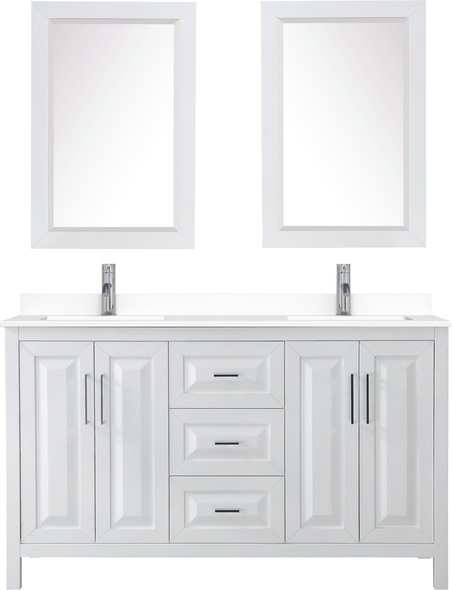 modern bath cabinets Wyndham Vanity Set White Modern