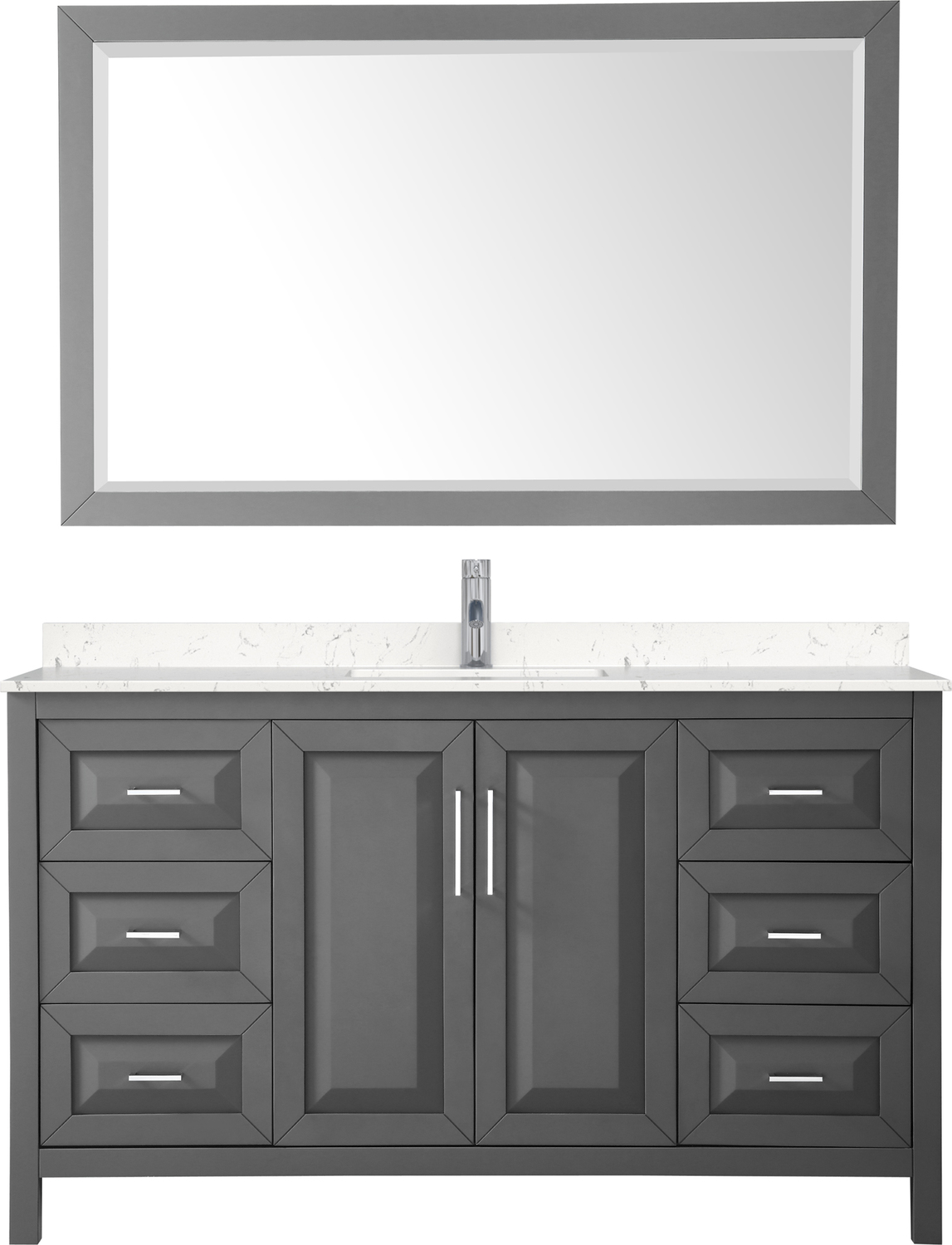 quartz countertops bathroom vanity Wyndham Vanity Set Dark Gray Modern