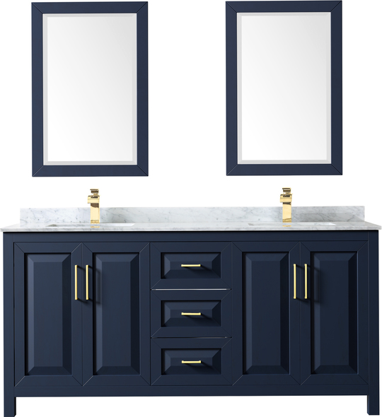 lowes double sink bathroom vanity Wyndham Vanity Set Dark Blue Modern