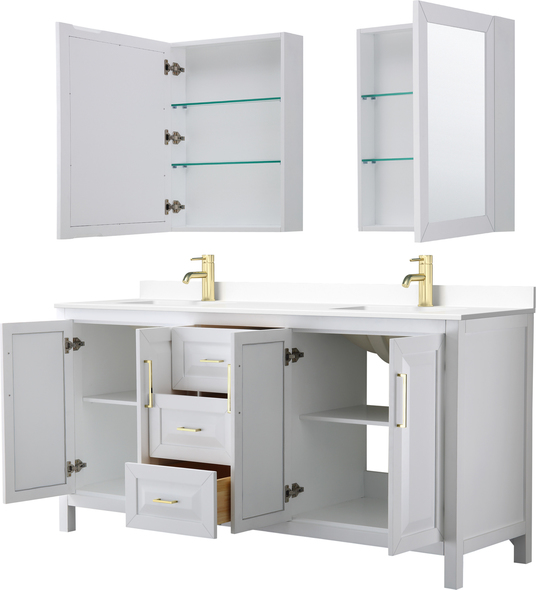 best bathroom countertops Wyndham Vanity Set White Modern