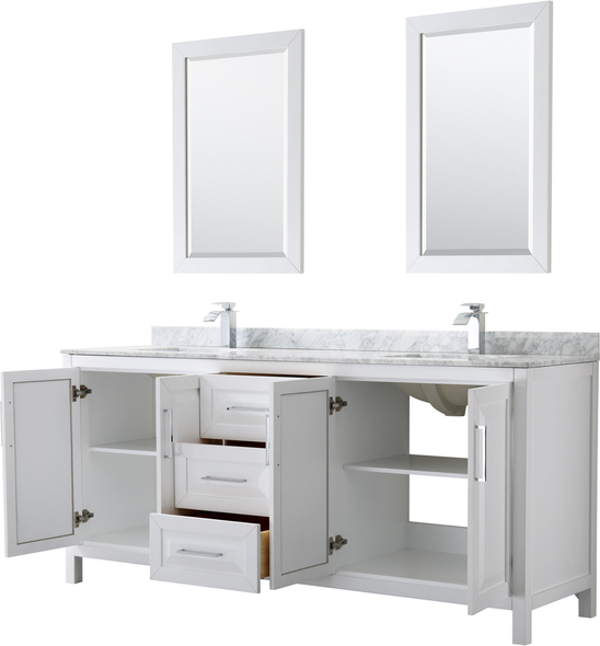 70 bathroom vanity top double sink Wyndham Vanity Set White Modern