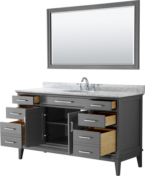 modern white oak bathroom vanity Wyndham Vanity Set Dark Gray Modern