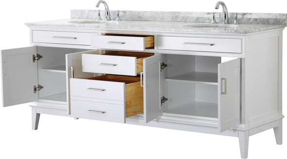 72 bathroom cabinet Wyndham Vanity Set White Modern