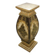 table base AFD Accessories/Pedestals Accent Tables Antiqued Gold,Multicolored