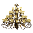 hanging crystal chandeliers decoration AFD Chandeliers Chandelier Multi-Colored