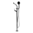 clawfoot tub faucet and shower Alfi Tub Filler Clawfoot Freestanding Tub Faucets Polished Stainless Steel Modern