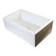 single bowl sink with drain board Alfi Kitchen Sink Biscuit Traditional