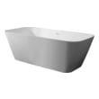 best tub and shower faucet Alfi Tub Free Standing Bath Tubs Matte White Modern