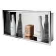 shelves for shower corner Alfi Shower Niche Polished Stainless Steel Modern