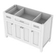 60 inch vanity cabinet only Alya Vanity Base White