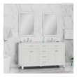 vanity sink only Alya Vanity with Top White Modern