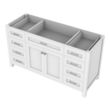small cabinet for bathroom countertop Alya Vanity Base White
