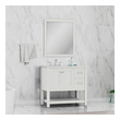 best vanities Alya Vanity with Top White Modern
