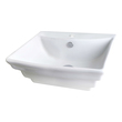 modern floating sink vanity American Imaginations Vessel Set Bathroom Vanity Sinks White Transitional