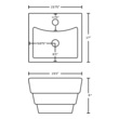 sink and counter top American Imaginations Vessel Set Bathroom Vanity Sinks White Transitional